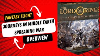 LOTR Journeys In Middle Earth Spreading War Expansion boardgames wargaming boardgame [upl. by Olaznog]