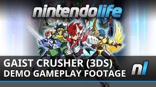 Gaist Crusher 3DS Demo Gameplay Footage [upl. by Caesar]