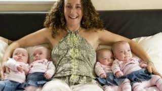 After 14 years woman delivered quadruplets who are identical Here’s how the girls appear now [upl. by Cohdwell]