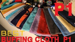 The best microfiber buffing cloth for cars microfibre detailing towel PART 1 [upl. by Khalin299]