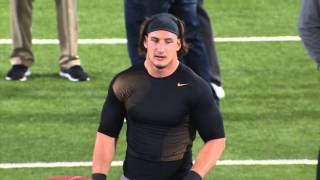 Ohio State DE Joey Bosas Pro Day Workout Highlights  NFL [upl. by Eintirb571]