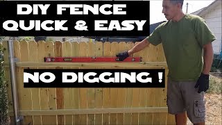 DIY Menards premade fence panels ON a BUDGET [upl. by Annej]