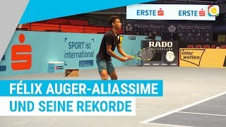 Félix AugerAliassime und seine Rekorde  Stachi trifft  myTennis [upl. by Ahsanat130]