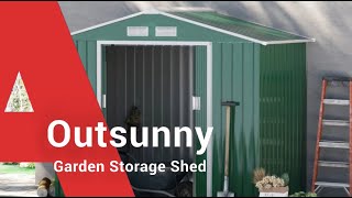 Outsunny Garden Storage Shed Top Sale Aosomca Offer [upl. by Kelson]