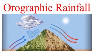 Orographic Rainfall  Types of Rainfall  Rain Shadow Region  Relief Precipitation [upl. by Banks]