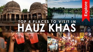 Top 4 things to do in Haus Khas Village Delhi  Complete Travel Guide with entry timings etc [upl. by Gordy]