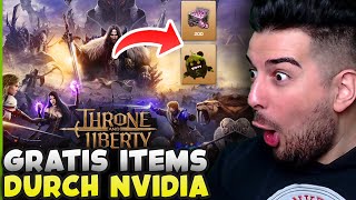 🎁NVIDIA VERSCHENKT THRONE amp LIBERTY GOODIES🎁GRATIS AMITOI  SCHMUCKMÜNZEN🤑SO GEHTS [upl. by Ramled496]