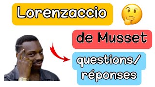 Lorenzaccio de Musset  résumé  questions et réponses [upl. by Leahcimdivad]