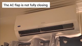 After Power Off The Air Conditioner Flap Does Not Close Completely  How To Fix  Tips And Tricks [upl. by Dib29]