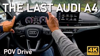 The Last Audi A4 with combustion engine POV Drive 2024 [upl. by Elak429]