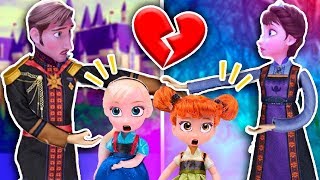 FROZEN 2 TOYS ELSA amp ANNAS PARENTS LOVE STORY ❤️ HOW IDUNA and AGNARR MET  Frozen 2 Dolls [upl. by Nohsed]