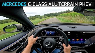 MERCEDES ECLASS E 300 DE 4MATIC BREAK ALLTERRAIN PHEV 313 HP POV TEST DRIVE [upl. by Berriman]