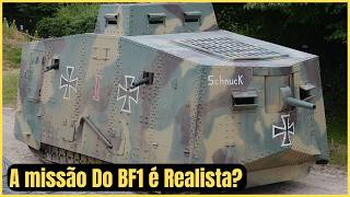 O Quão Realista é a Missão dos Tanques do Battlefield 1 [upl. by Michigan324]