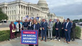 Spanberger Graves Host Press Conference on Discharge Petition to Force House WEP amp GPO Repeal Vote [upl. by Brost]