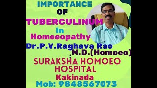 IMPORTANCE OF TUBERCULINUM IN HOMOEOPATHIC PRACTICE [upl. by Kappenne]