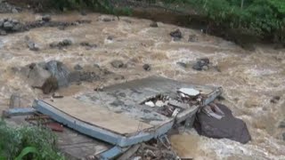 Largescale Flood Mudflow Rage SW Chinese City [upl. by Enrichetta]