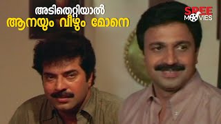 അടിതെറ്റിയാൽ ആനയും വീഴും മോനെ  Mammootty  Arayannegalude Veedu [upl. by Cy]