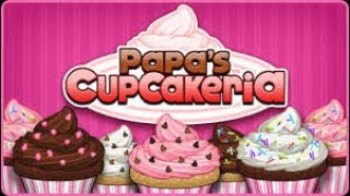 Playing Old Flash Games Papas Cupcakeria [upl. by Navnod]