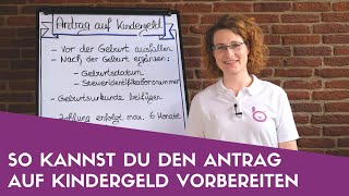 Antrag auf Kindergeld vorbereiten  das kannst du vor der Geburt tun [upl. by Gerti]