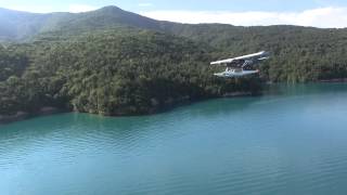 Hydravion ULM sur le lac de SerrePonçon HautesAlpes [upl. by Clio]