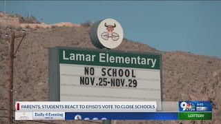 Parents students from Lamar ES devastated by EPISD’s decision to close down schools [upl. by Amandie532]