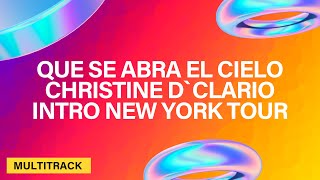 QUE SE ABRA EL CIELO quotusar 🎧 quot  CHRISTINE DCLARIO  INTRO  MULTITRACK ▶️ Luis Synths [upl. by Becht]