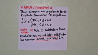 26FONKSİYONLAR ●PARÇALI FONKSİYON TANIMI fonksiyonlar fonksiyonlar [upl. by Heti]