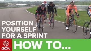 How To Position Yourself For A Sprint  Racesmart [upl. by Erreipnaej]