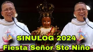 January 21 2024 🎉 Sinulog 2024 🎉 Happy Fiesta Señor Sto Niño 🎉  Fr Ciano Ubod [upl. by Allerym]