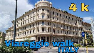 VIAREGGIO WALK 4K ITALY Tuscany [upl. by Iaras]