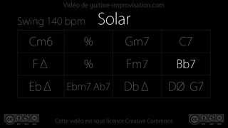 Solar 140 bpm  Backing Track [upl. by Ramedlaw]