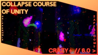 COLLAPSE COURSE OF UNITY CRAZY  Flood Escape 2 Community Maps [upl. by Yevad]