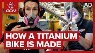 How Are Titanium Bikes Made  Moots Factory Tour [upl. by Glen590]