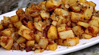 Breakfast Potatoes Recipe  Breakfast Skillet Recipe  Brunch Ideas [upl. by Angus]