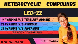 Comparison Of Basicity Of Pyridine [upl. by Tabina]