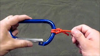 How to tie a Carabiner knot aka the cats paw [upl. by Gnoz]