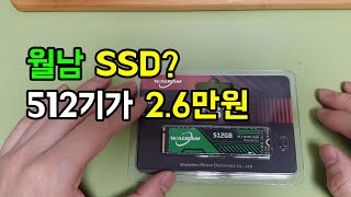 26만원 PCIE 30 512GB SSD 구매했어요 월남산인가 월람 WALRAM SSD nvme m2 [upl. by Cuda147]