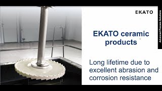 EKATO Ceramic Impellers  for highly abrasive and corrosive processes [upl. by Edahs]