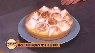 Receta Tarta de limón  Cocineros Mexicanos [upl. by Llennoc638]