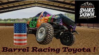 Barrel Racing Toyota  She Crawls Shakedown 2024 [upl. by Yenolem]