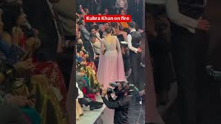 Kubra khan at 9th hum awards ❤️❤️❤️ humaward haniaamir [upl. by Allemaj]