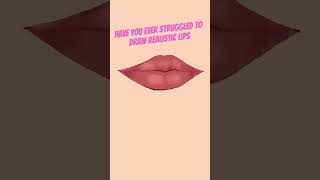 HOW TO DRAW LIPS 💋 ThxGenevievesDesignStudio lipsdrawing [upl. by Ecerahc488]