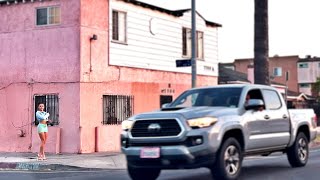 Real Street Life in Figueroa Street South LA  4K HDR Video [upl. by Asina262]