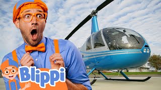 Learning About Helicopters with Blippi  Blippi FULL EPISODE  Moonbug Kids  Cartoons amp Toys [upl. by Keffer]