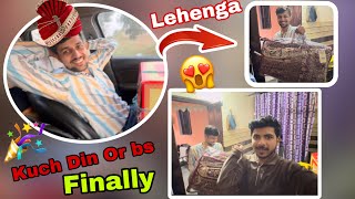 Sachin Toh Le Aya Lehenga Apni Dhulan k liye ❣️ Ankush The vlogs [upl. by Yerffoeg]