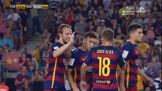 Joan Gamper Trophy  Rakitic Goal vs AS Roma HD [upl. by Kenzi]