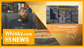 Brora Distillery reopened and the first barrel already filled  Whiskycom [upl. by Dacia]