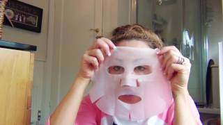 BioMiracle Collagen Mask  Review and Demo [upl. by Ecallaw41]