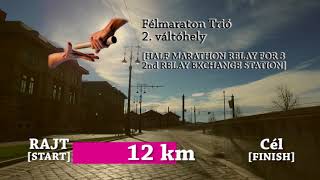 Telekom Vivicittá Félmaraton 2018  útvonalfilm [upl. by Egide]