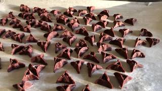 100 Hamantaschen in 30 min [upl. by Kenlee82]